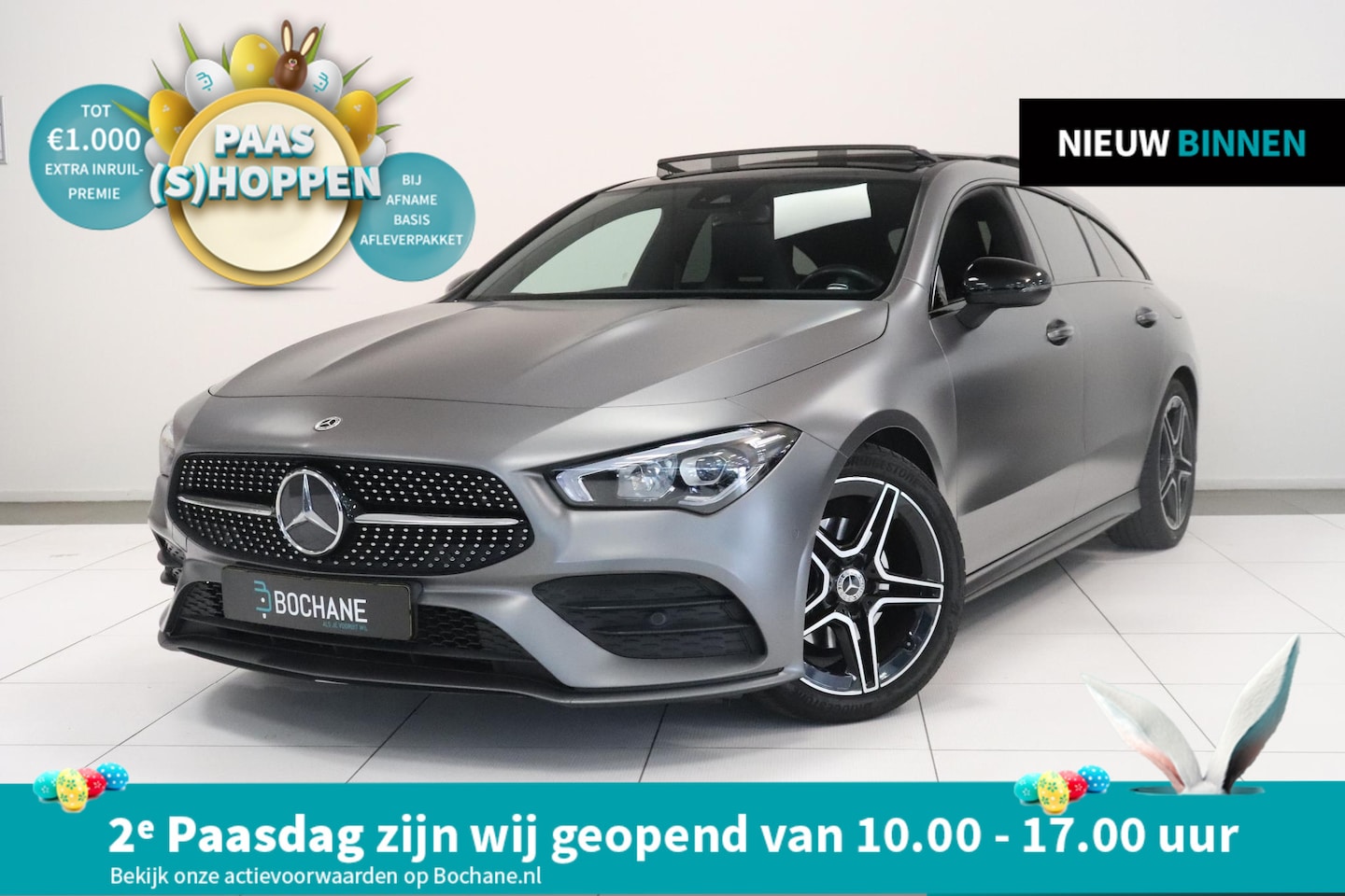 Mercedes-Benz CLA-klasse Shooting Brake - 180 Business Solution AMG | Panoramadak | Trekhaak | 18"Lichtmetaal | LED koplampen | - AutoWereld.nl