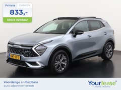 Kia Sportage - 1.6 T-GDi Hybrid GT-PlusLine | All-in 833, - Private Lease | Zondag Open