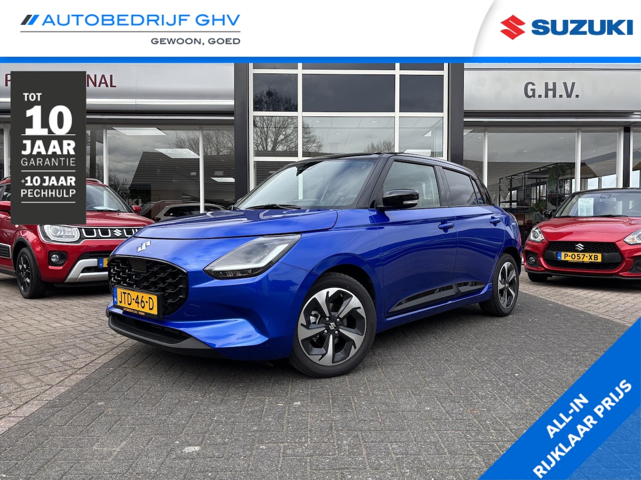 Suzuki Swift - 1.2 Smart Hybrid 83pk CVT Style | Black Rhino | - AutoWereld.nl