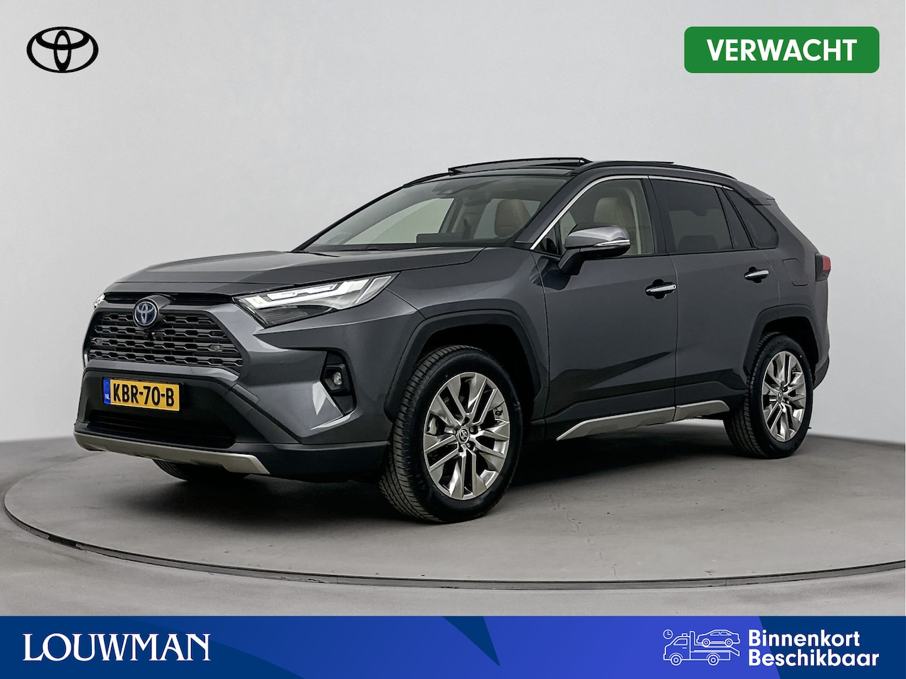 Toyota RAV4 - 2.5 Hybrid AWD Executive | Schuifdak | 360° Camera | Beige leder | - AutoWereld.nl