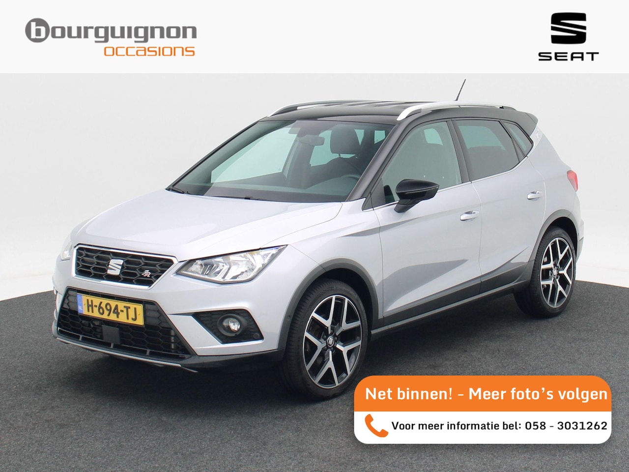 SEAT Arona - 1.5 TSi 150 Pk EVO FR Business Intense | Trekhaak | Camera | Adaptive Cruise | Navigatie | - AutoWereld.nl
