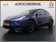 Tesla Model Y - RWD 300pk Trekhaak SOH 92% Warmtepomp LFP-Accu Leer Lmv Camera's Panoramadak Adap.Cruise N