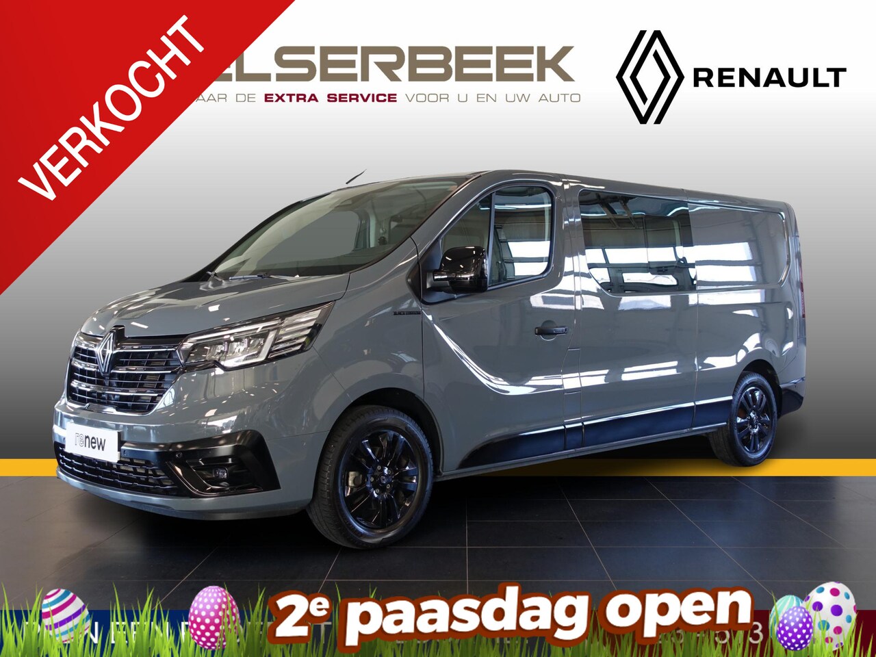 Renault Trafic - 2.0 dCi 170 L2H1 DC Extra *Automaat/Trekhaak/LMV* - AutoWereld.nl