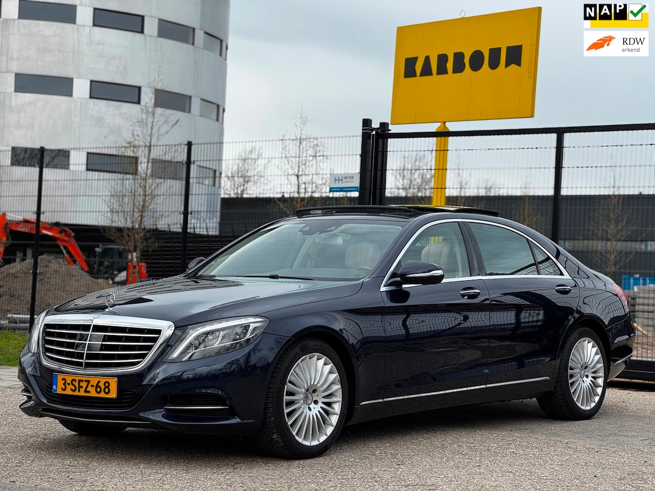 Mercedes-Benz S-klasse - 350 BlueTEC Lang|ORIGINEEL NL|CHAFFEURSPAKKET|PANO| - AutoWereld.nl