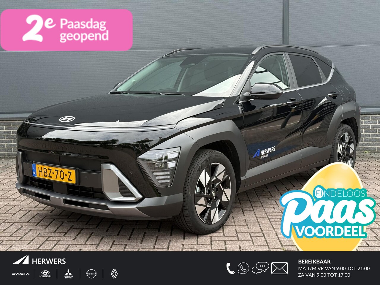 Hyundai Kona - 1.6 GDI HEV Comfort Smart / Stoel+Stuur Verwarming / Keyless / Achteruitrij Camera / Elekt - AutoWereld.nl