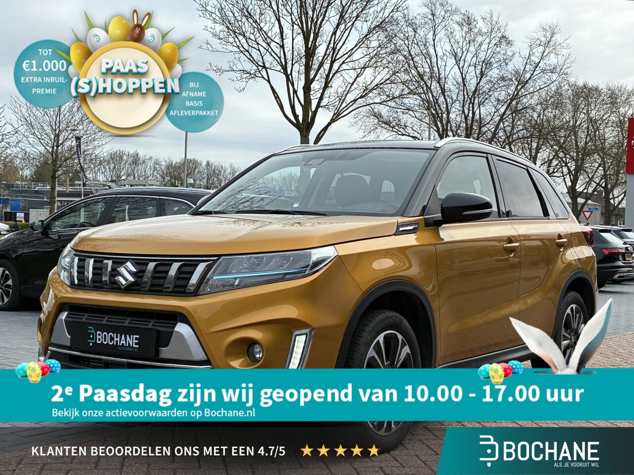 Suzuki Vitara - 1.4 Boosterjet AllGrip Style Automaat | Trekhaak | Navigatie | Half-leder | Panoramadak | - AutoWereld.nl