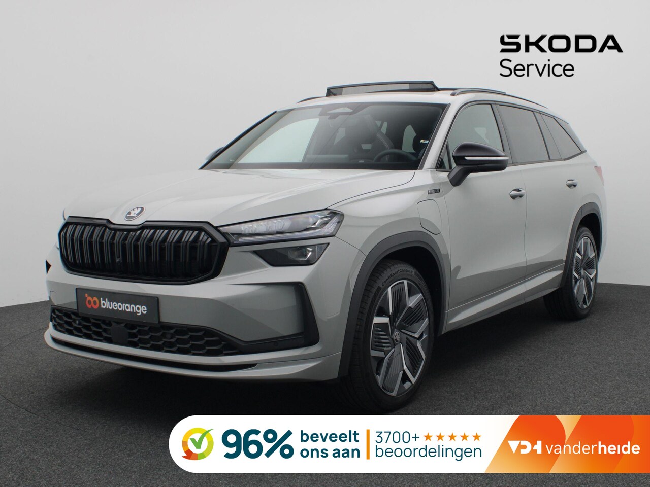 Skoda Kodiaq - 1.5 TSI PHEV Sportline Business Pano-Schuifdak, Trekhaak, Dynamic Chassis, 20" LM Velgen, - AutoWereld.nl
