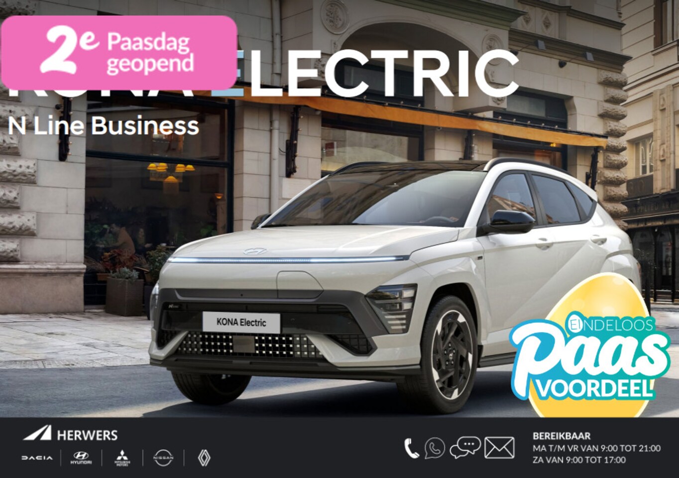 Hyundai Kona Electric - N Line Business 64.8 kWh / Rijklaarprijs Engine Red / Nu Te Bestellen / Levertijd 3 Maande - AutoWereld.nl