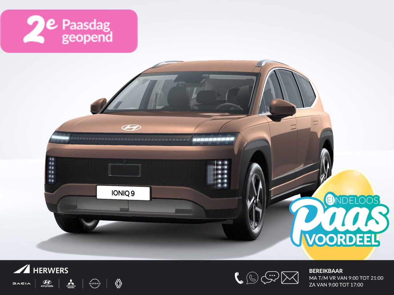 Hyundai IONIQ 9 - Style 7p. 110.3 kWh / Nu Te Bestellen / Meerprijs Getoonde Kleuren Vanaf €995,- / € 3000,= - AutoWereld.nl