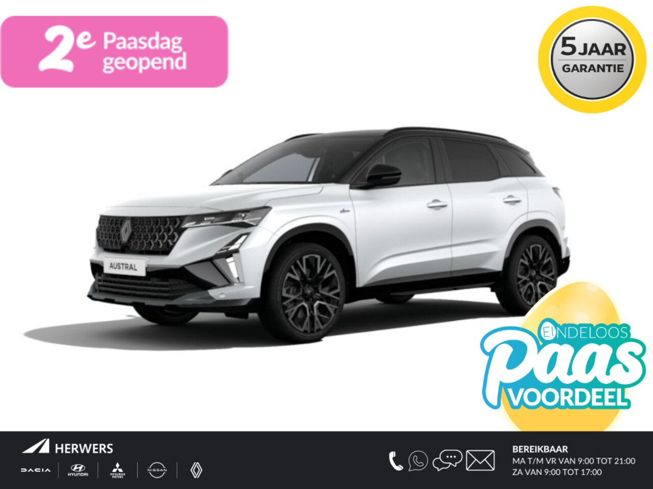 Renault Austral - E-Tech full hybrid 200pk iconic esprit Alpine - AutoWereld.nl