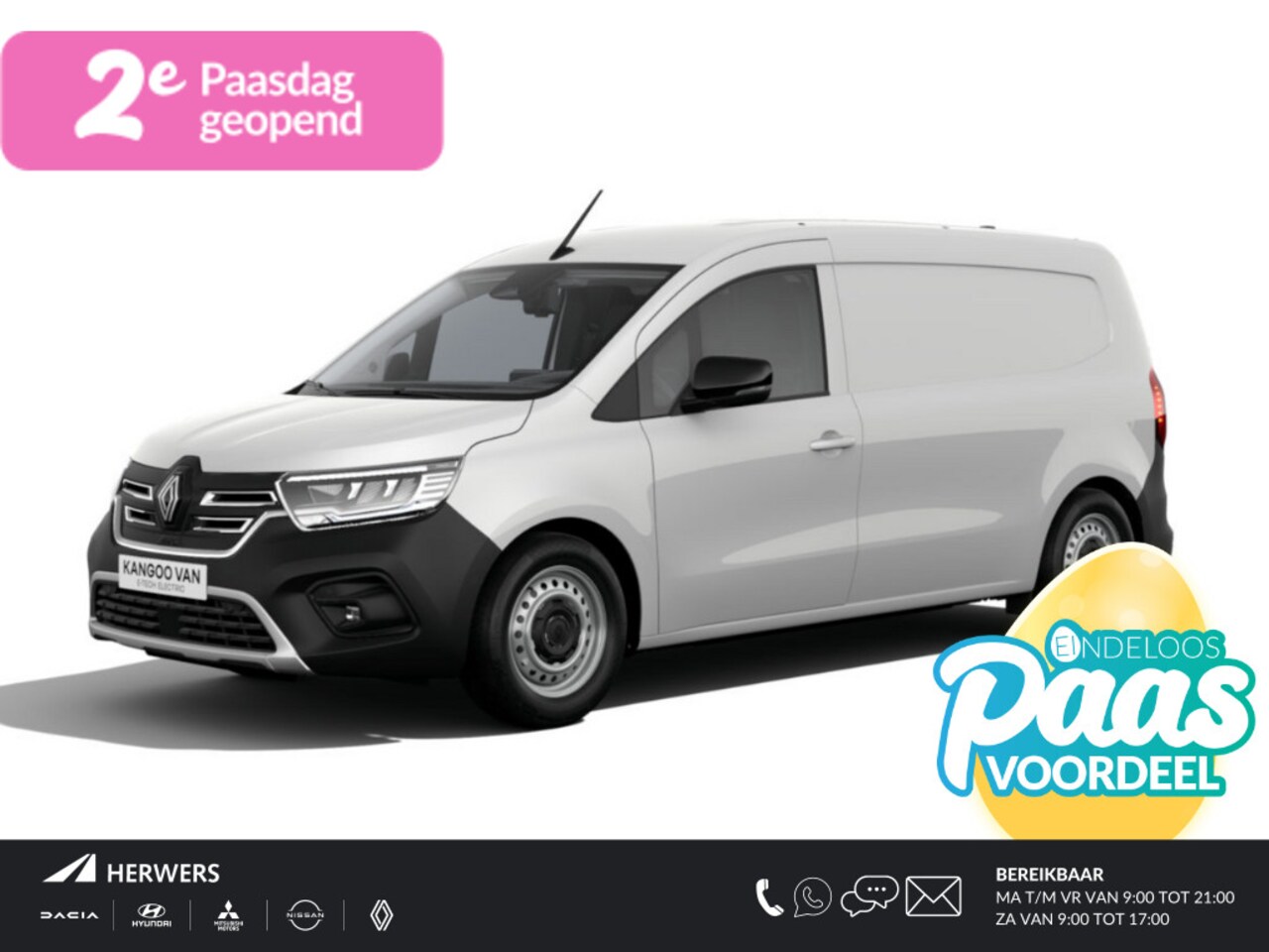 Renault Kangoo E-Tech - Extra L2 44 kWh / Uit Voorraad Leverbaar / - AutoWereld.nl