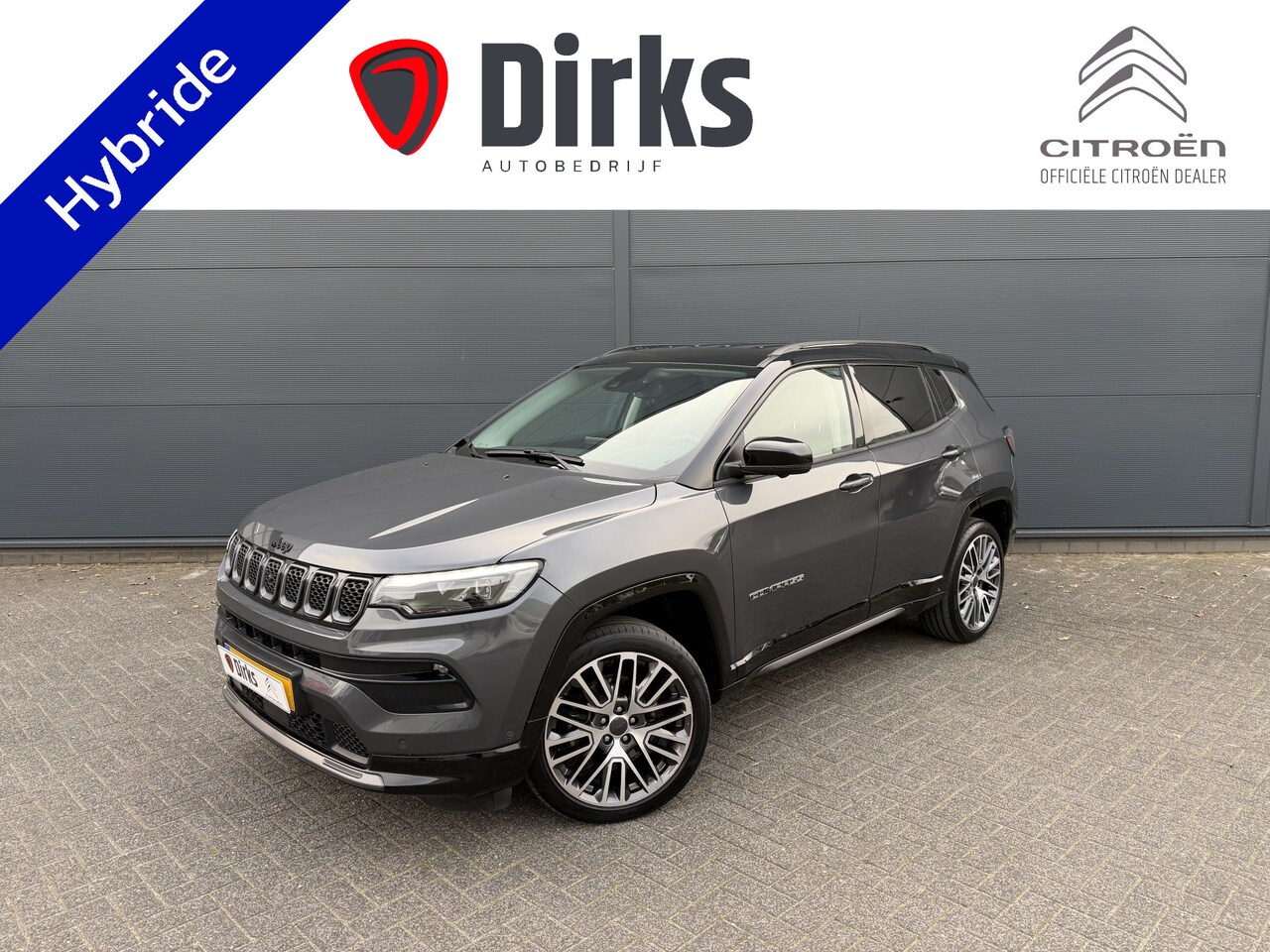 Jeep Compass - 1.5T e-Hybrid S 1.5T e-Hybrid S (Leder incl verwarming/koeling/geheugen - Elektrische Klep - 360gr Camera - AutoWereld.nl