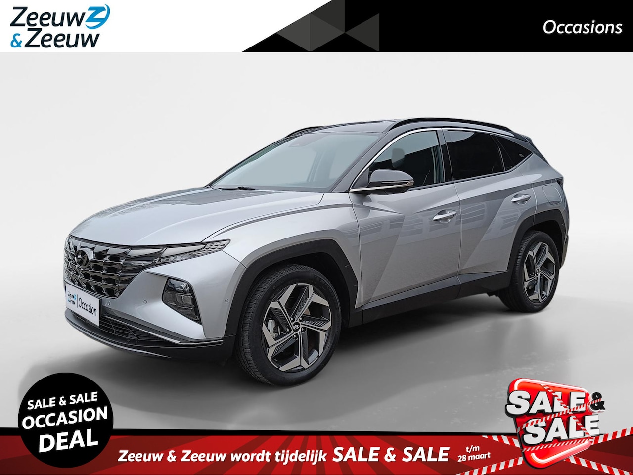 Hyundai Tucson - 1.6 T-GDI HEV Premium | Lederen bekleding | Stoelverwarming -/ventilatie | 360'' camera | - AutoWereld.nl