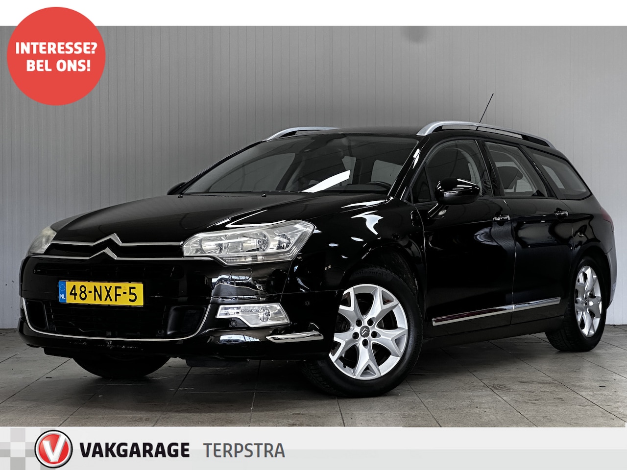 Citroën C5 Tourer - 1.6 THP Comfort/ Trekhaak/ Luchtvering/ Sportstoelen/ 17'' LMV/ Koplamsproeiers/ Clima/ Cr - AutoWereld.nl