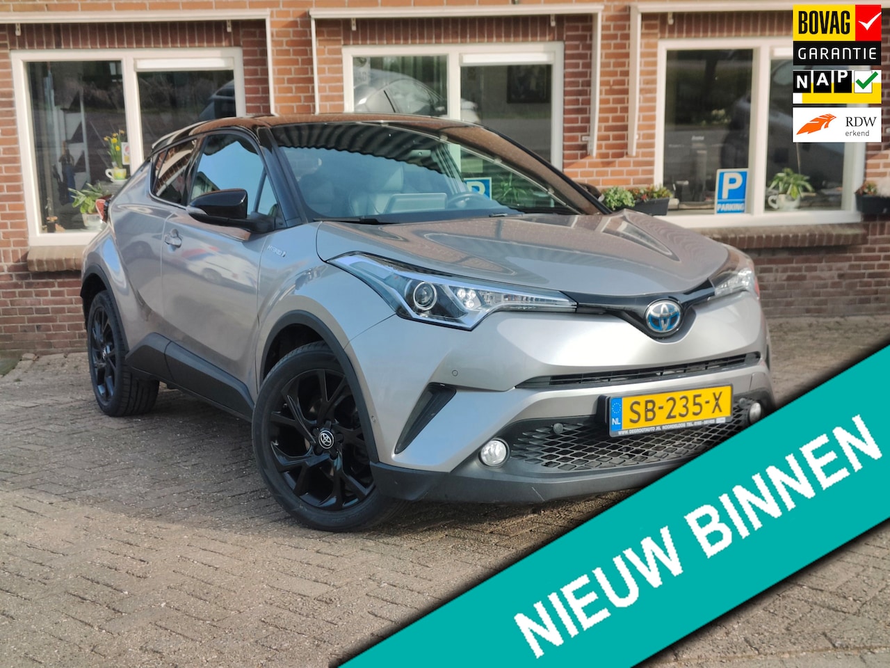 Toyota C-HR - 1.8 Hybrid Black Edition Aut. Navi Cruise Clima Camera - RIJKLAAR - - AutoWereld.nl
