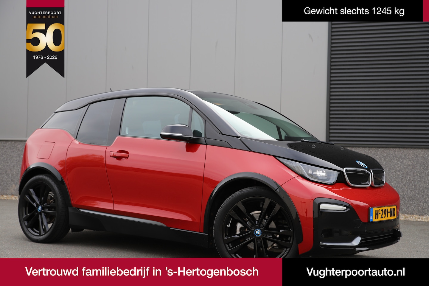 BMW i3 - S 184pk Executive 120Ah 42 kWh Adap. Cruise/ Melbourne Red/ W.pomp - AutoWereld.nl