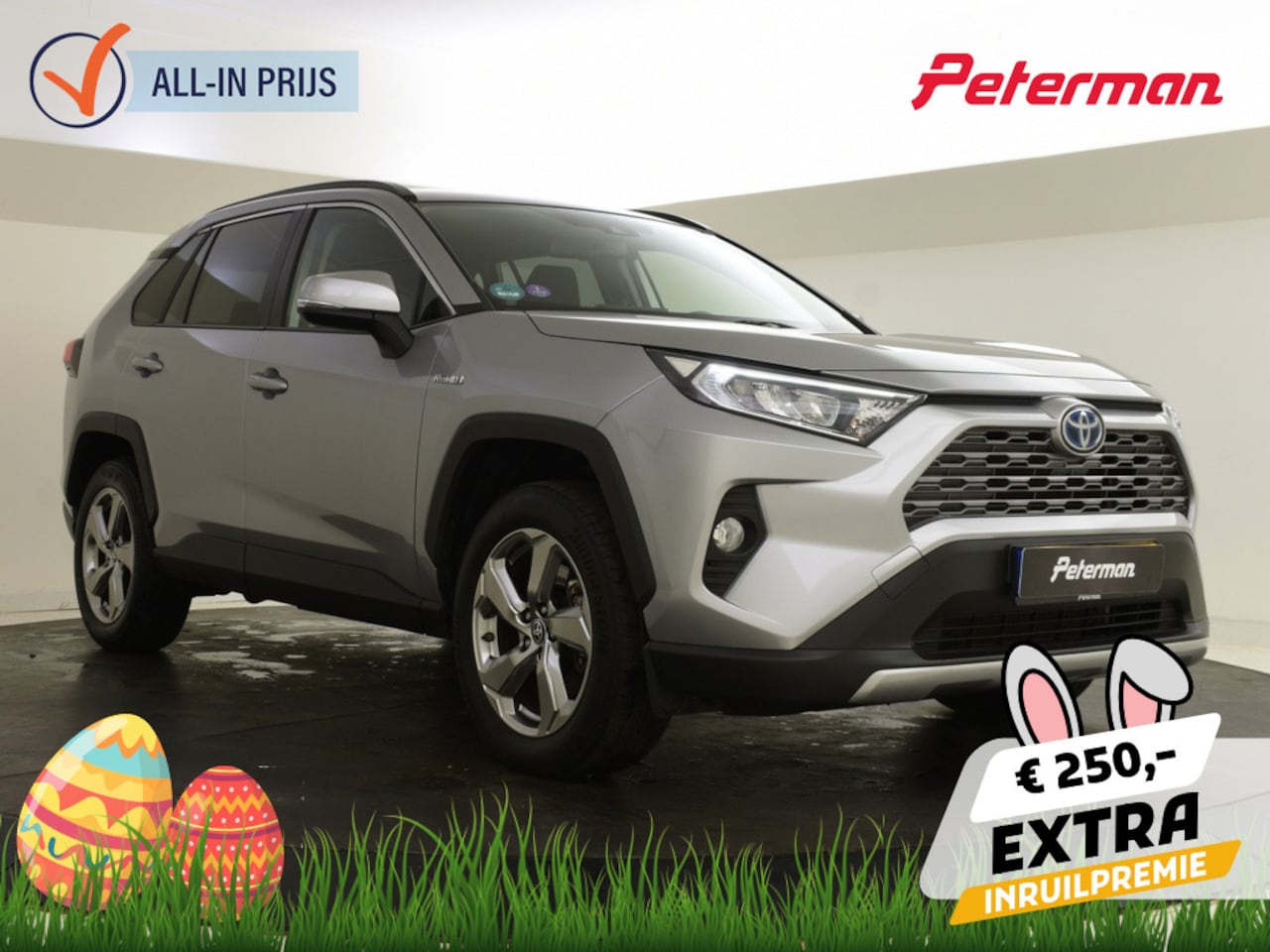 Toyota RAV4 - 2.5 Hybrid AWD Dynamic | Navigatie | Trekhaak - AutoWereld.nl