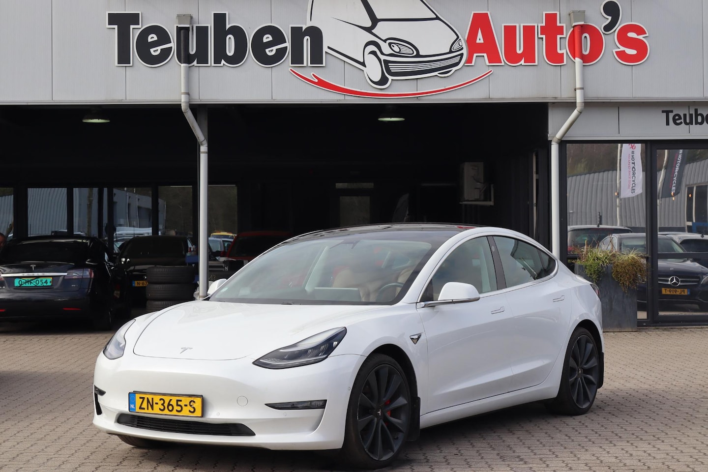 Tesla Model 3 - Performance AWD 75 kWh 86,7% SOH, Autopilot computer 3.0, 360 Camera, Bruin Lederen interi - AutoWereld.nl