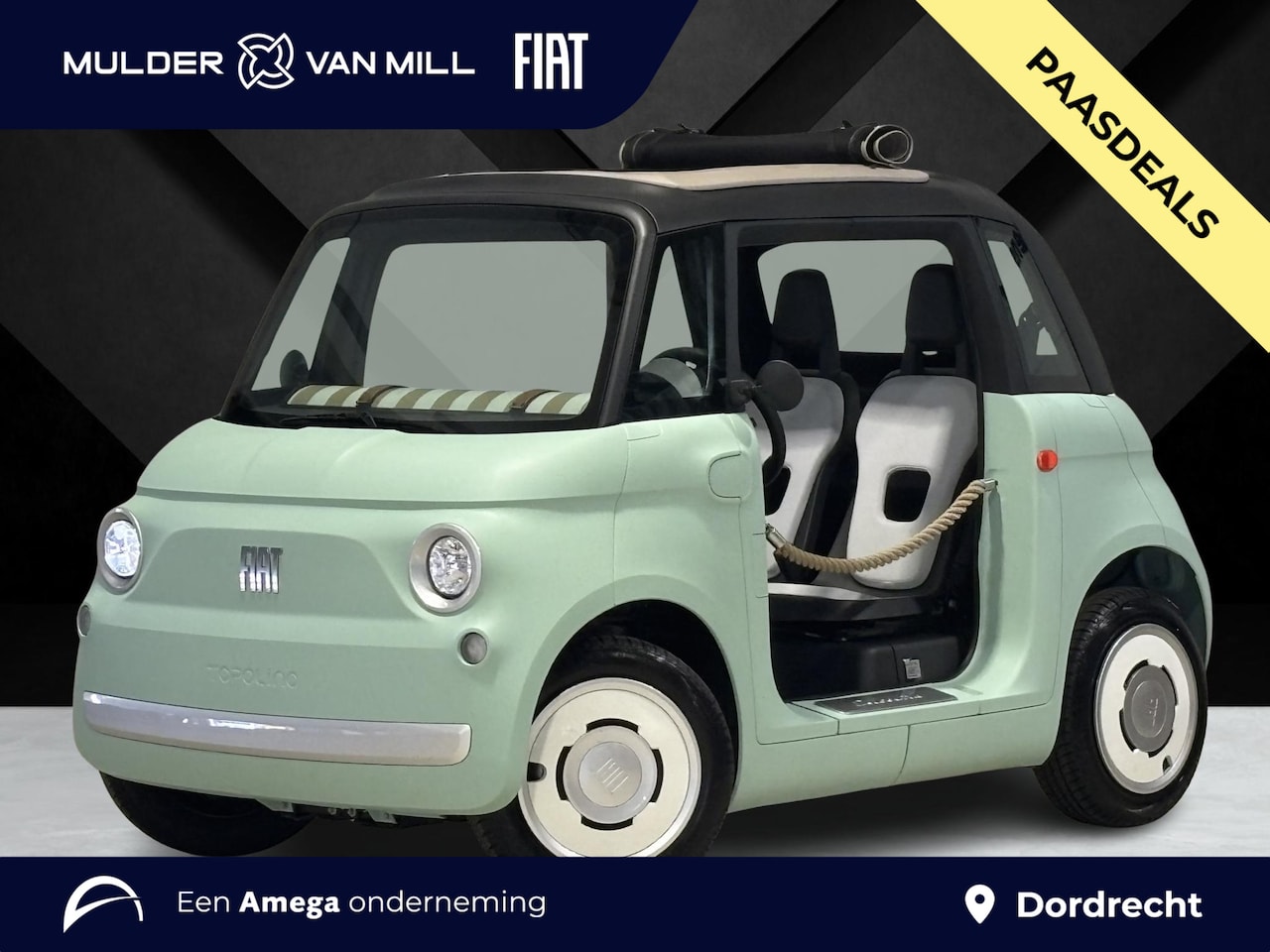 Fiat Topolino - Dolcevita EV 100% ELEKTRISCH | DIRECT UIT VOORRAAD LEVERBAAR! | VANAF 16 JAAR | OPEN DAK | - AutoWereld.nl