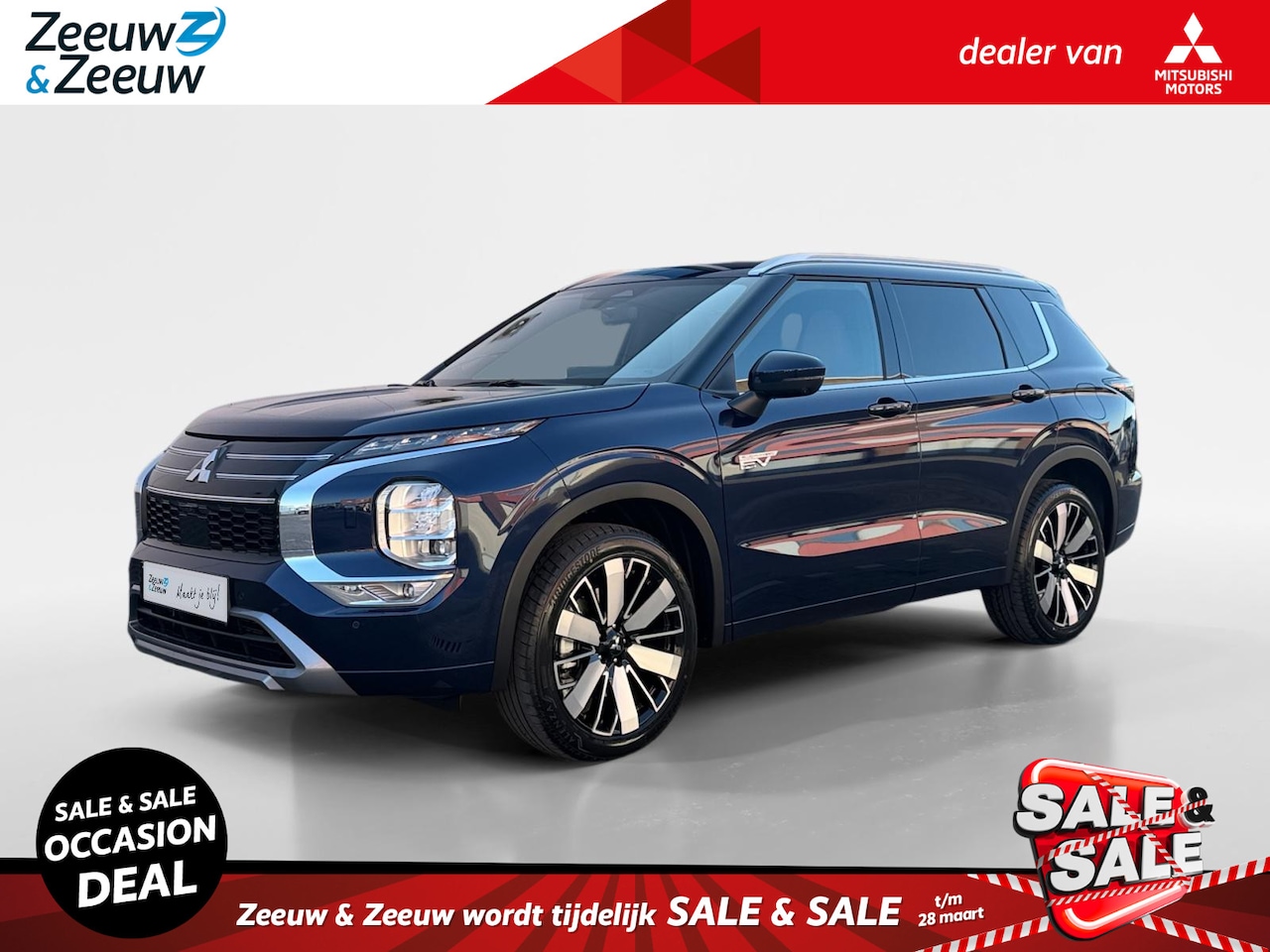 Mitsubishi Outlander - 2.4 PHEV Instyle+ | €7500 Voorraadkorting | Schuif-/Kanteldak | Stuur/Stoelverwarming | El - AutoWereld.nl