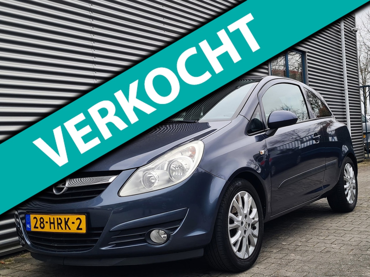 Opel Corsa - 1.4-16V Business 02-2009 Metro Blue Metallic 142dkm NAP!! APK 02-2027!! - AutoWereld.nl