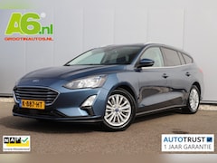 Ford Focus Wagon - 1.0 EcoBoost Hybrid Titanium X Business Trekhaak Navigatie Achteruitrijcamera Winter Pakke