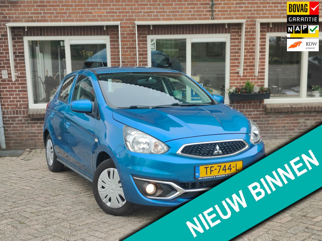 Mitsubishi Space Star - 1.0 Cool+ Airco Trekhaak St. bekrachtiging - RIJKLAAR - - AutoWereld.nl