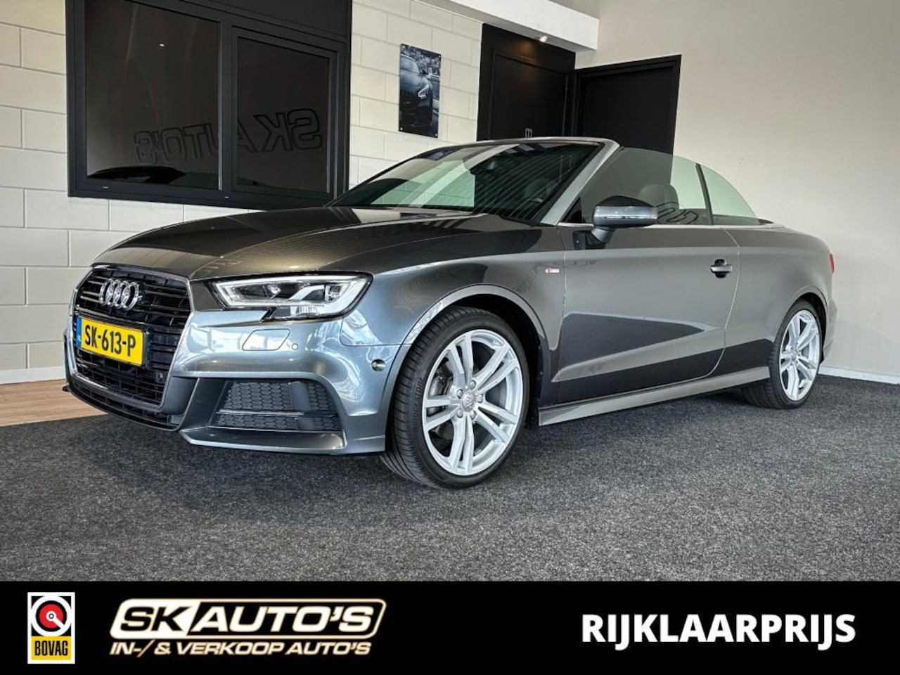 Audi Cabriolet - 1.5 TFSI COD SP.SL.E NAP l R-LINE l CRUISE l NAVI l LMV l - AutoWereld.nl