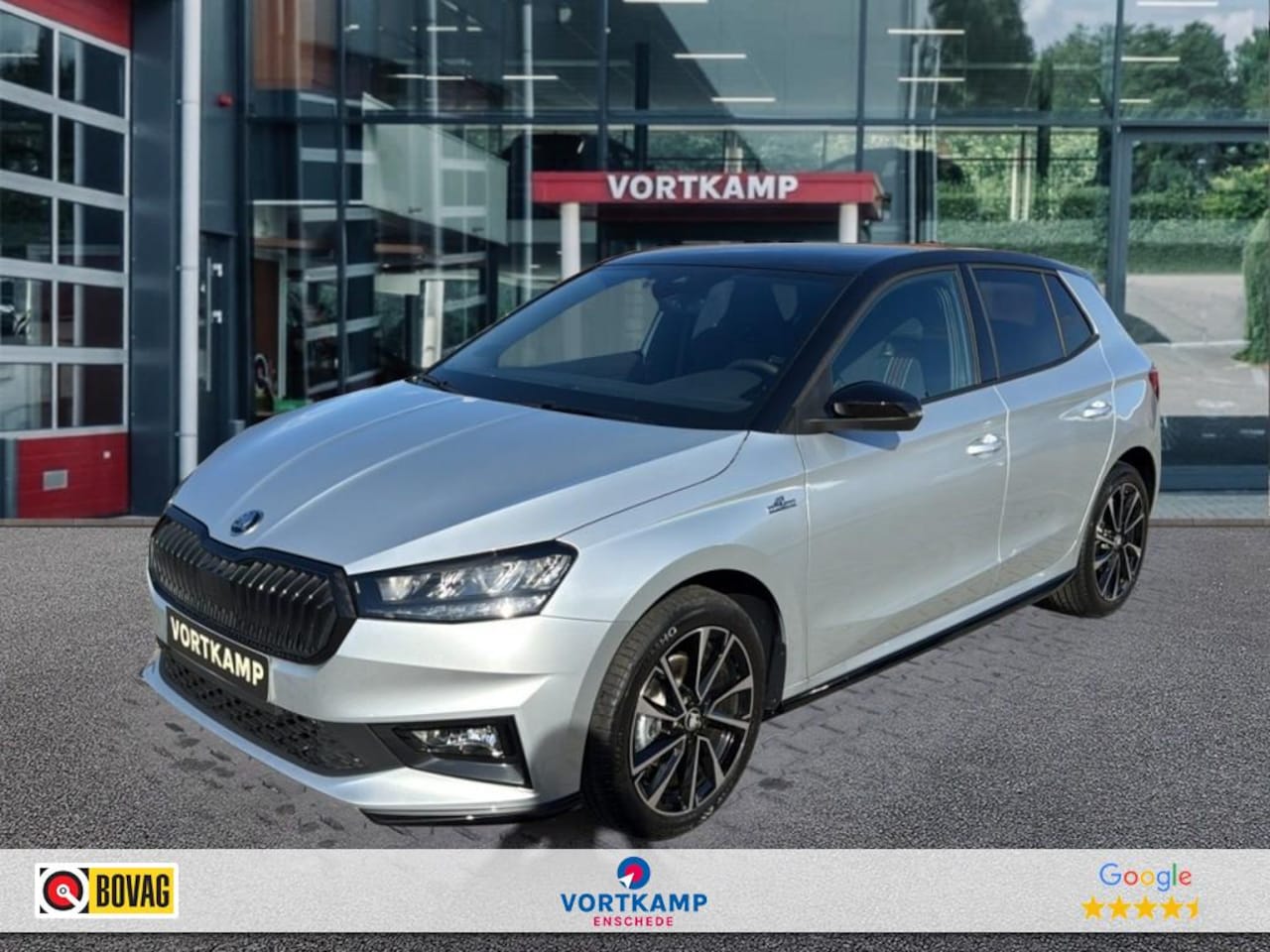 Skoda Fabia - 1.0 TSI DSG MONTE CARLO CAMERA/CRUISE/STOEL+STUURVERW/CARPLAY - AutoWereld.nl