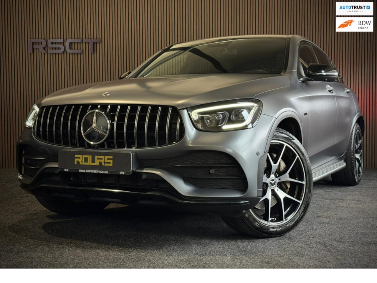 Mercedes-Benz GLC-klasse Coupé - 300e 4MATIC Business Solution Luxury|360|Burmester|Pano|Stoelverw. - AutoWereld.nl