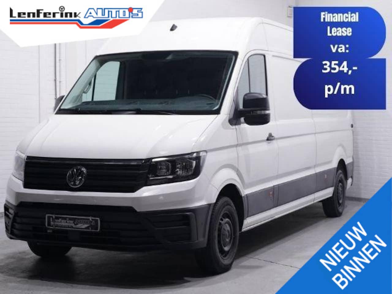 Volkswagen Crafter - 2.0 TDI 140 pk L4H3 Airco, Apple Carplay Camera, 270 Graden Achterdeuren, Laadruimte Pakke - AutoWereld.nl