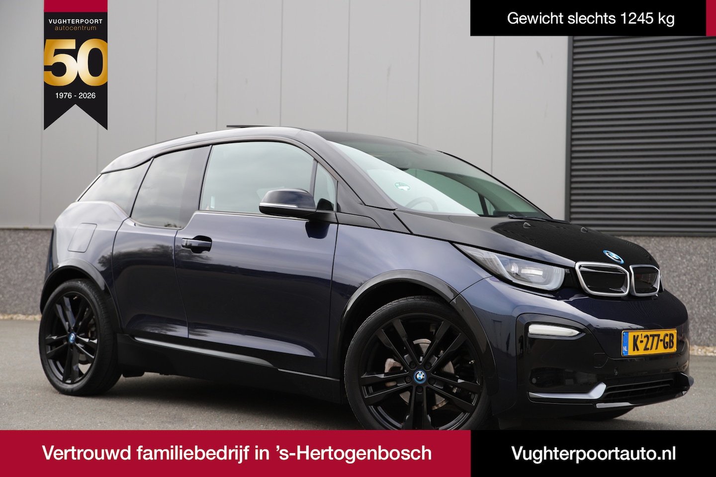 BMW i3 - 184pk S Executive 120Ah 42 kWh Leder/ Schuifdak/W.pomp/3Fase/LED - AutoWereld.nl