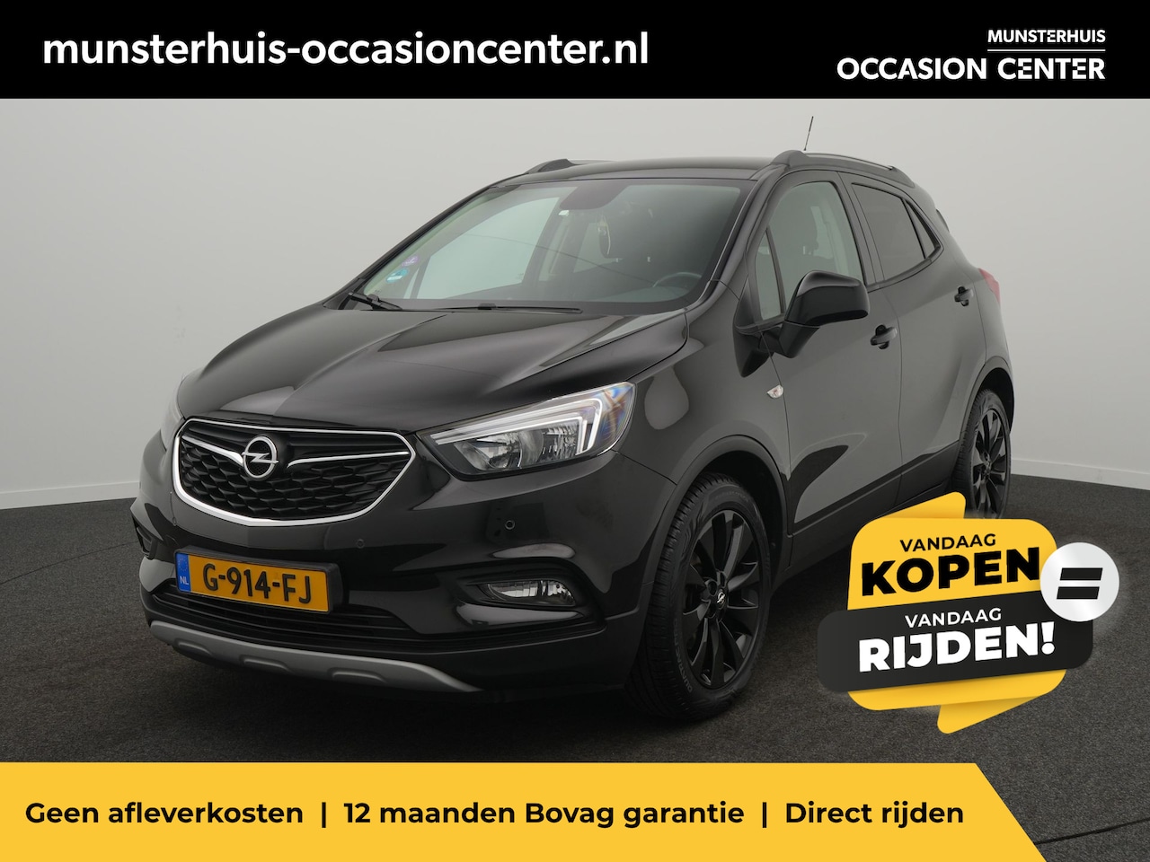 Opel Mokka X - 1.4 Turbo Black Edition - RIJKLAARPRIJS - All Seasonbanden - Trekhaak - 18 inch velgen - AutoWereld.nl