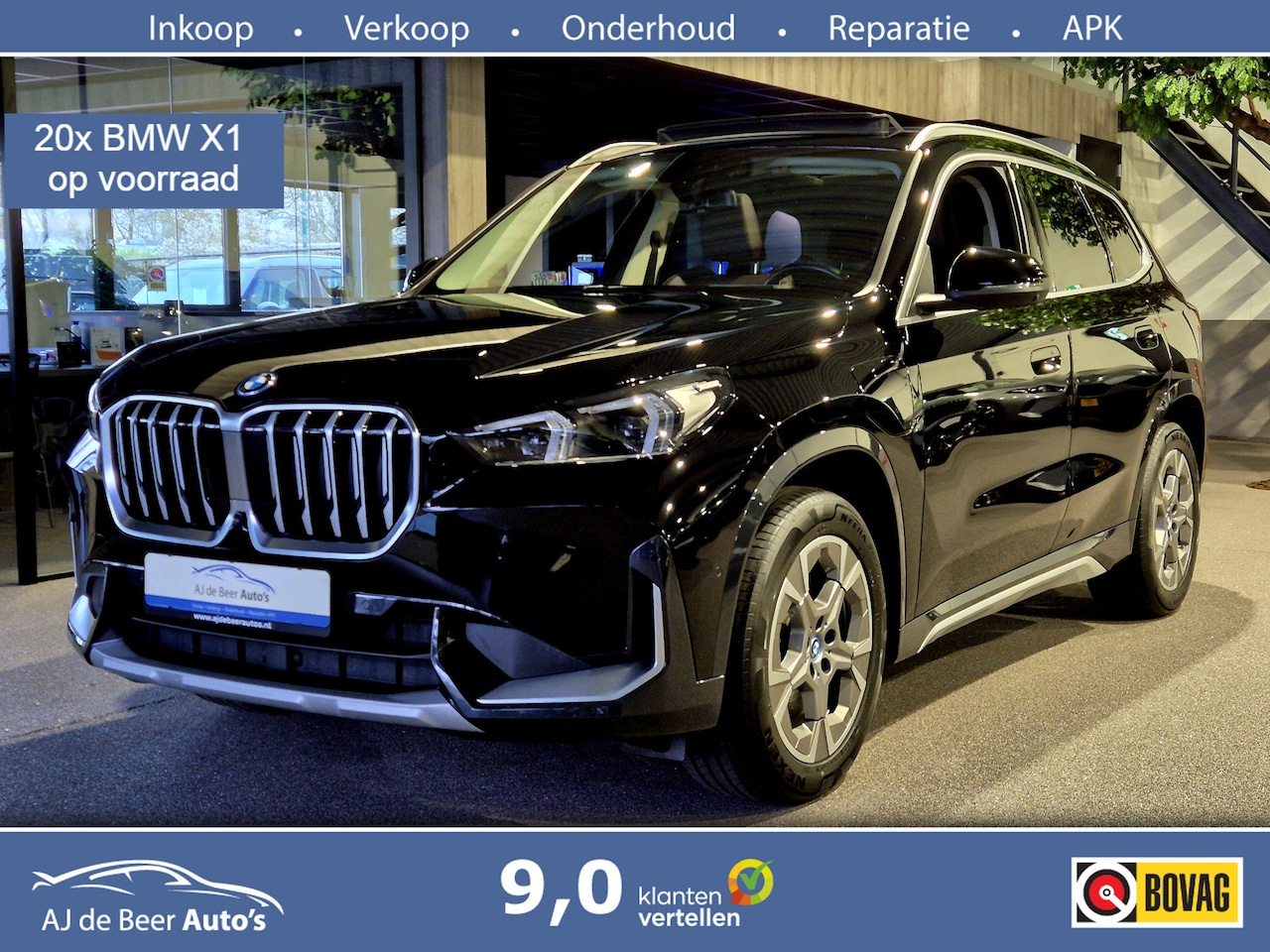 BMW X1 - xDrive30e High Executive X-Line | Bruin Leder | Full optie | Panorama | El trekhaak | H/K - AutoWereld.nl