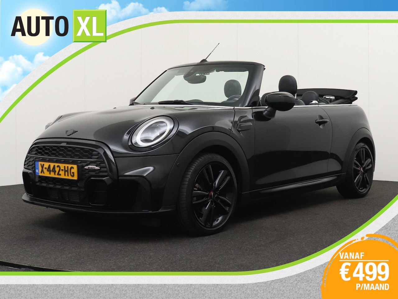 MINI Cabrio - Mini 136 PK Aut. Cooper JCW-Pakket Climate Leder Camera - AutoWereld.nl