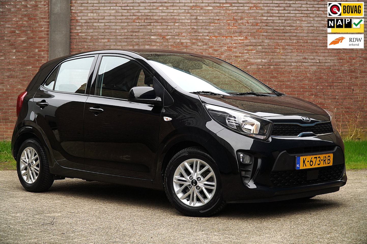 Kia Picanto - 1.0 DPI DynamicLine 1.0 DPi DynamicLine, Airco, Carplay, Camera, Cruise, Lichtm. Velgen, Ned. Auto - AutoWereld.nl