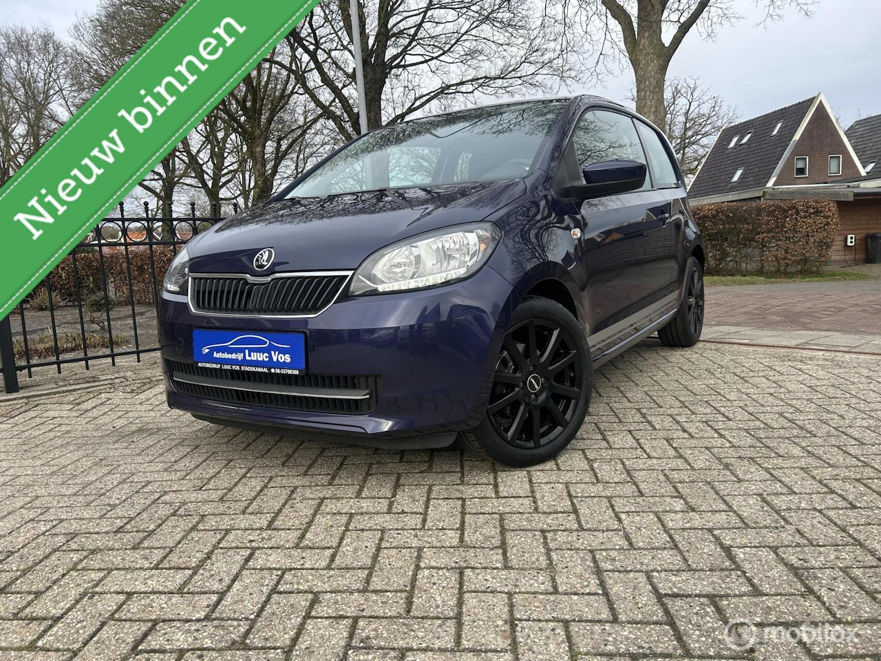 Skoda Citigo - 1.0 Greentech Style 1.0 Greentech Style, Airco, Gr.beurt, Remmen - AutoWereld.nl