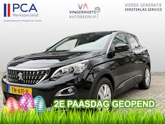 Peugeot 3008 - 130 Pk Benzine * Luxe Uitvoering * Zwart Lederen Bekleding * Navigatie * Trekhaak * Climat
