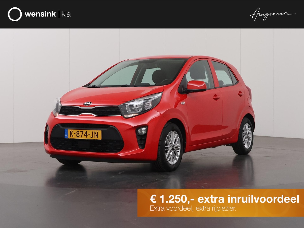 Kia Picanto - 1.0 DPi DynamicLine | Apple Carplay/Android Auto | Airco | Cruise Control | Parkeercamera - AutoWereld.nl