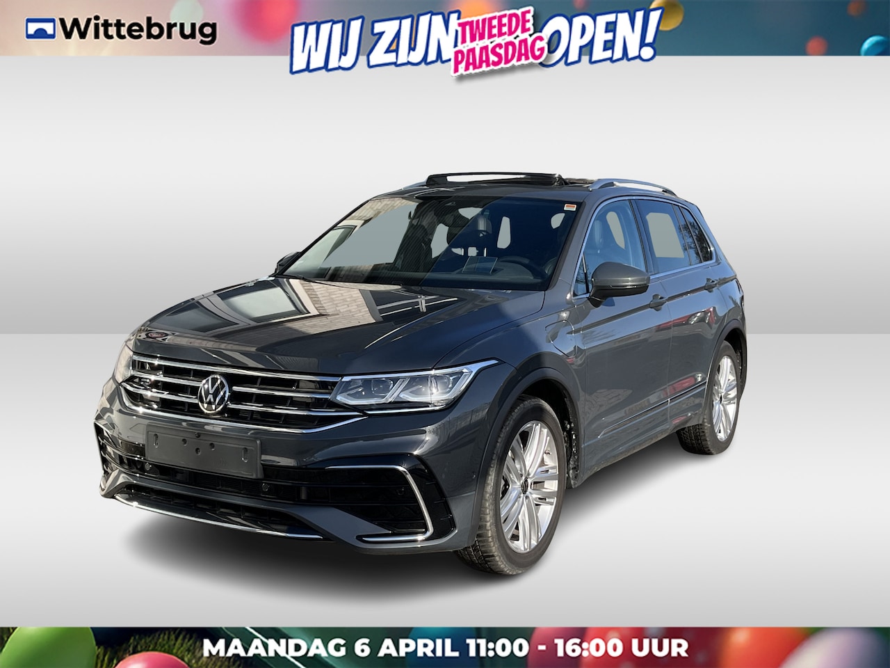 Volkswagen Tiguan - 1.4 TSI eHybrid R-Line / AUTOMAAT/ LEER/ PANO/ DCC/ APP-CONNECT/ PARK.SENSOR+360 CAMERA/ M - AutoWereld.nl