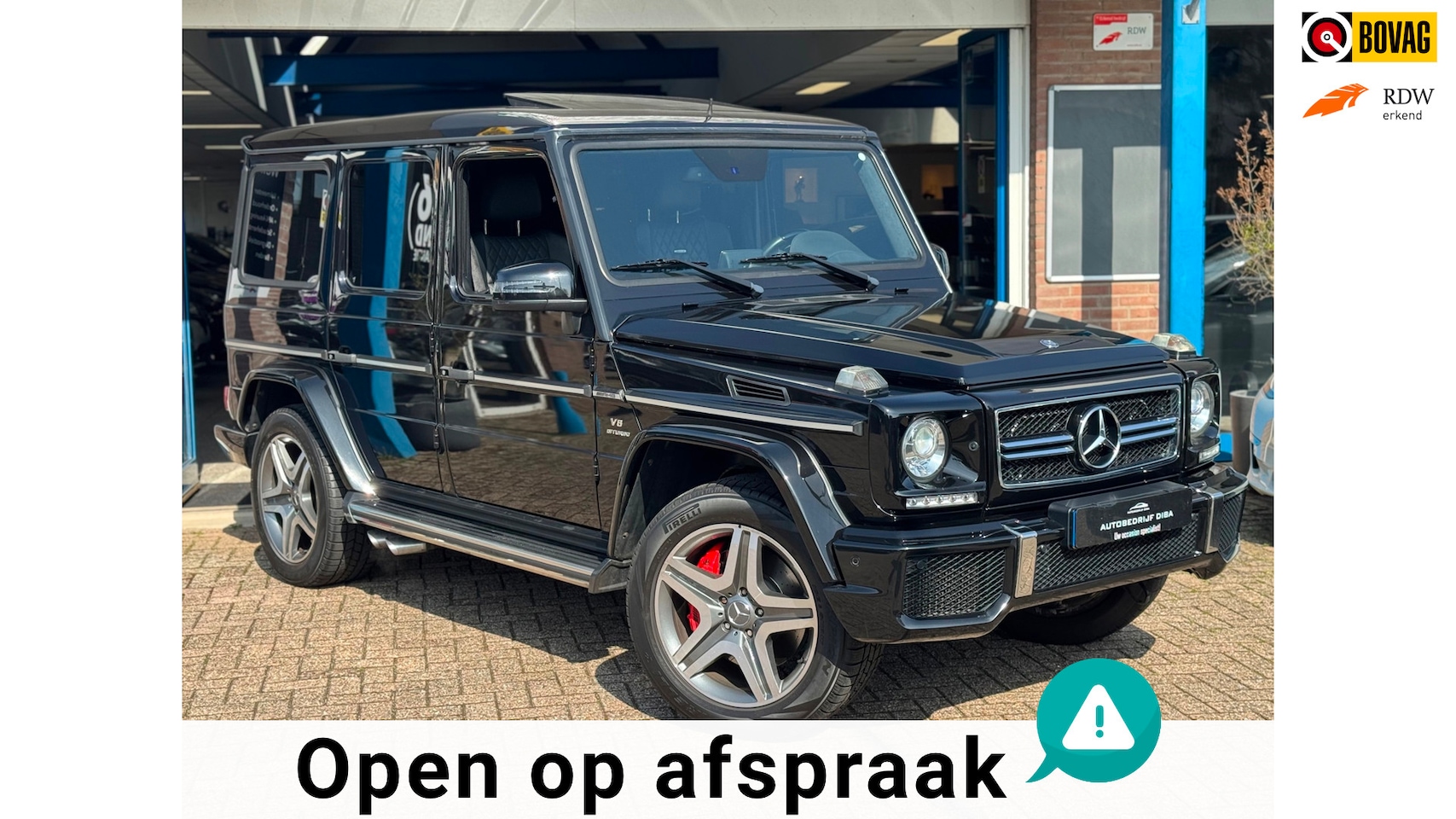 Mercedes-Benz G-klasse - AMG 63 Zwart 2018 NAVI DAK LM NAP! - AutoWereld.nl