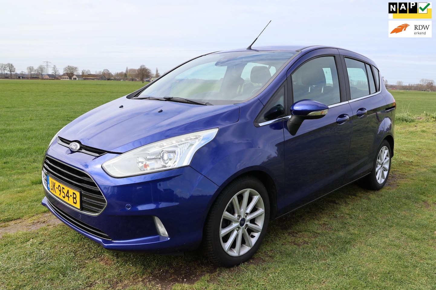 Ford B-Max - 1.0 EcoBoost Titanium|Trekhaak|Parkeercamera|Bluetooth|Cruise|NL-Auto-NAP| - AutoWereld.nl