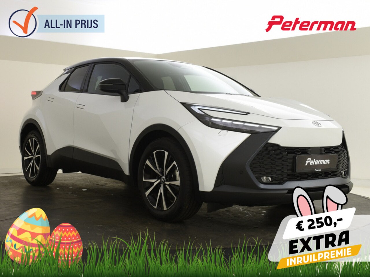 Toyota C-HR - 1.8 Hybrid 140 Style Bi Tone | Elektrische A. Klep | Blindspot - AutoWereld.nl