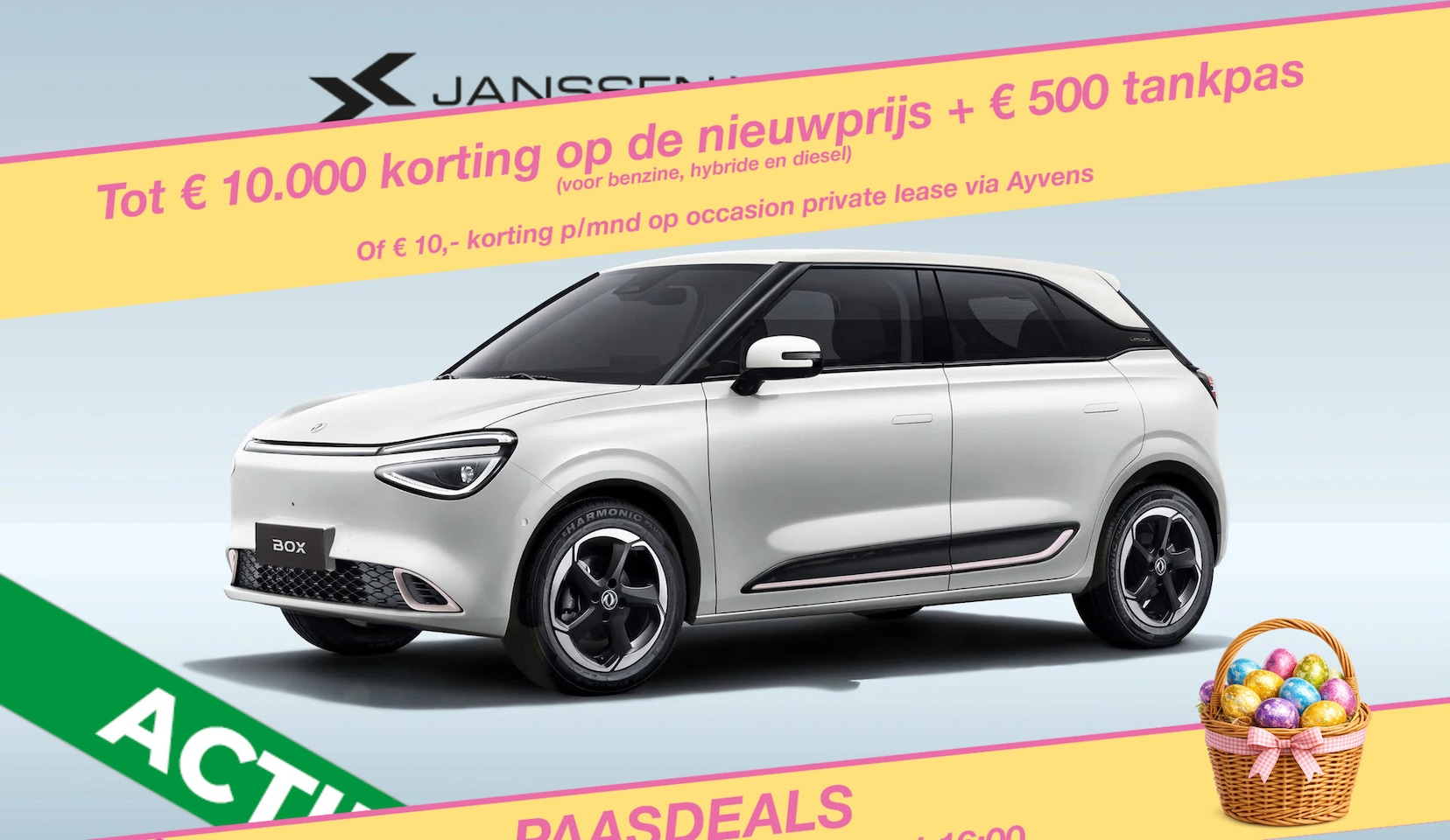 Dongfeng Box - Premium Edition 42 kWh Private lease voor € 399,00 / Actie - AutoWereld.nl