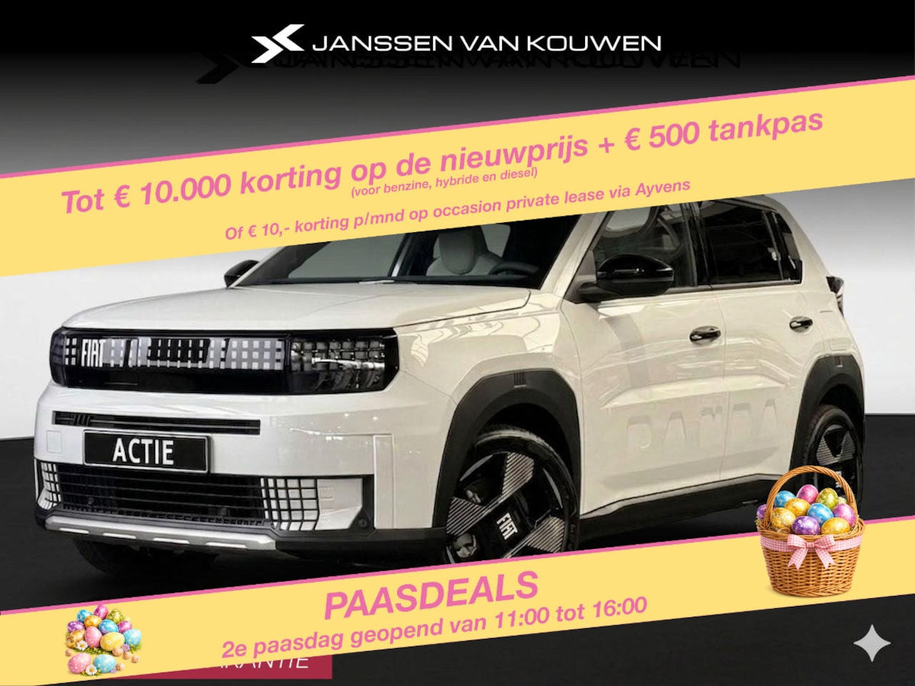 Fiat Grande Panda - La Prima 11 kW 44 kWh / 2+6 jaar garantie / VOORDEEL - AutoWereld.nl