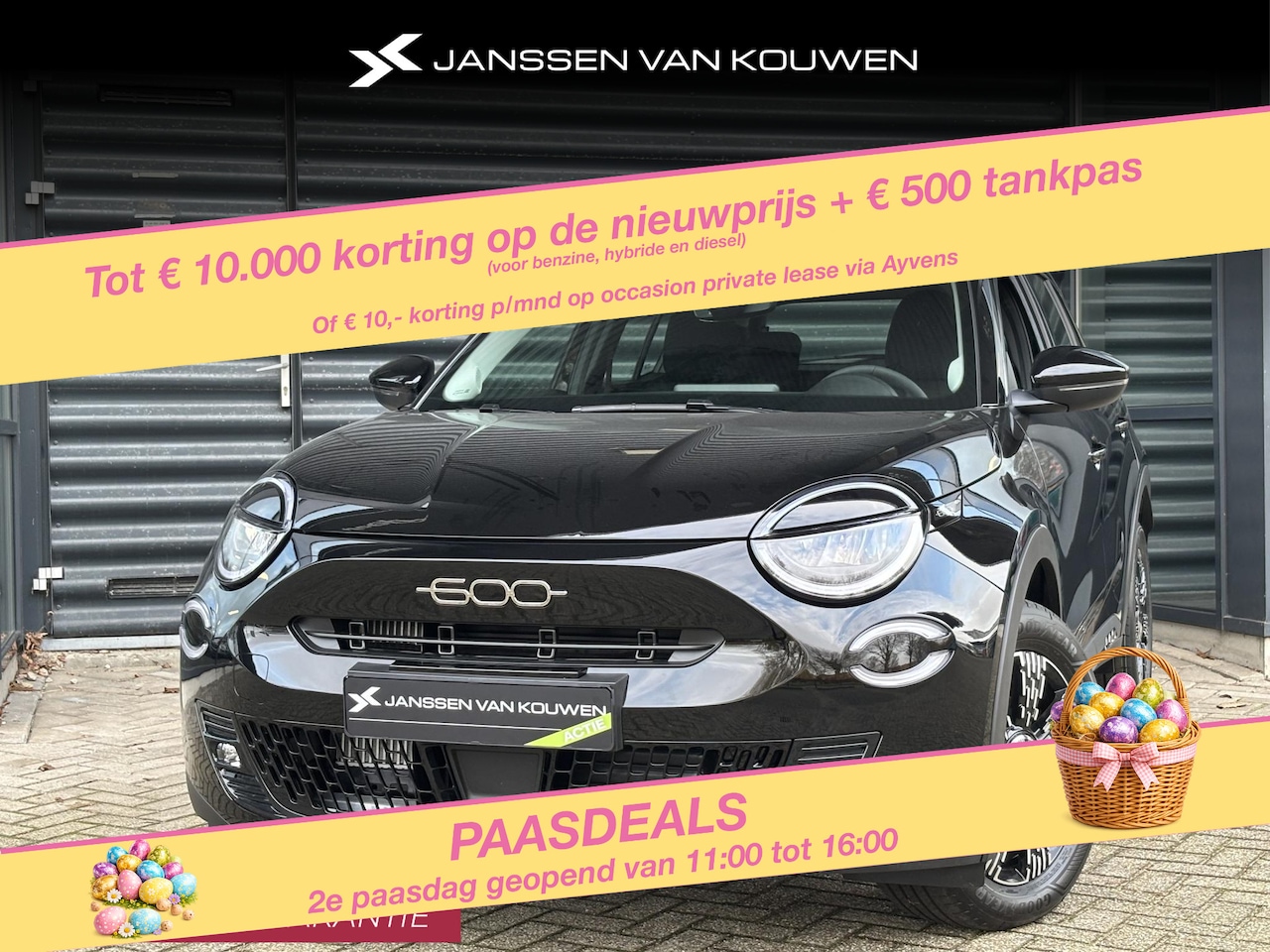 Fiat 600 - 1.2 Hybrid Urban Nieuw / 8jr Garantie / Voorraad / Fiat Almere - AutoWereld.nl