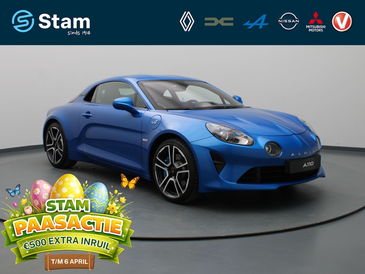 Alpine A110 - 1.8 Turbo Premiere Edition #1000 van 1955 | 250pk | Focal premium | Cruise | Climate | Par - AutoWereld.nl