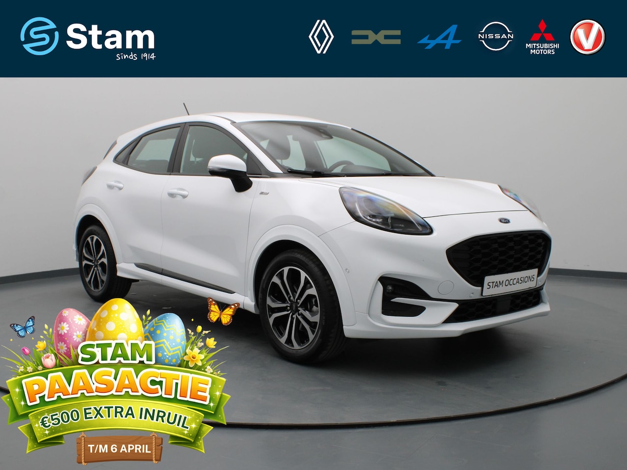 Ford Puma - EcoBoost 125pk Hybrid ST-Line Camera | Adapt. Cruise | Parkeersens. v+a | Stoel-/stuur-/vo - AutoWereld.nl
