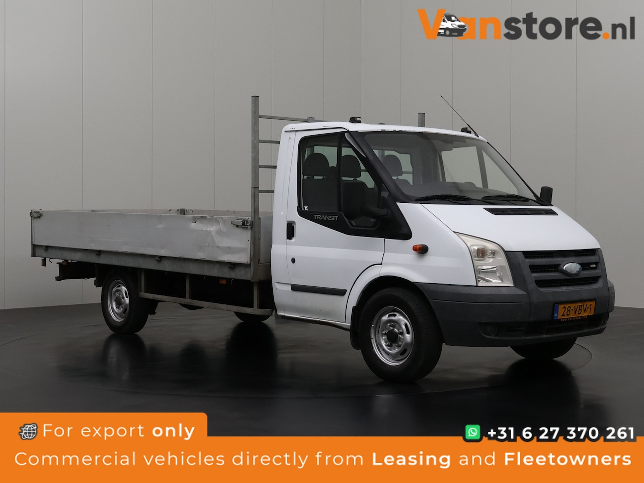 Ford Transit - 2.4TDCI Open Laadbak | Laadlengt 4.08 Meter | 3-Zits - AutoWereld.nl