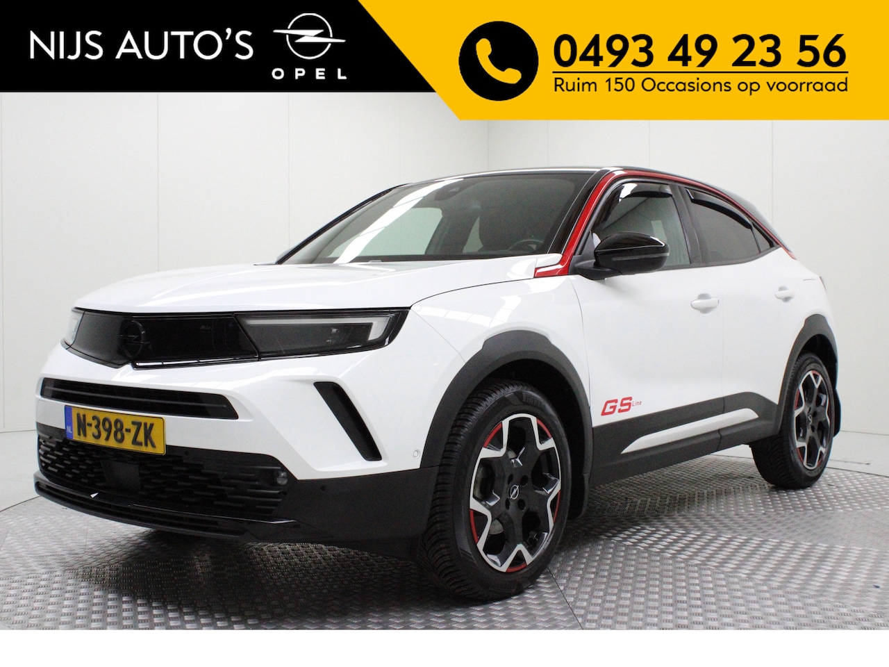 Opel Mokka - 1.2 Turbo GS Line | automaat | climate | navi | pdc v/a+camera | carplay | cruise | keyles - AutoWereld.nl